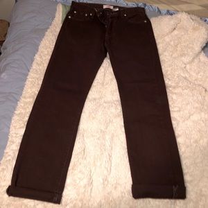 Levi’s 501 vintage brown denim 30x30 Travis Scott